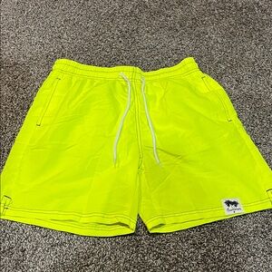Bright Yellow Swim Shorts